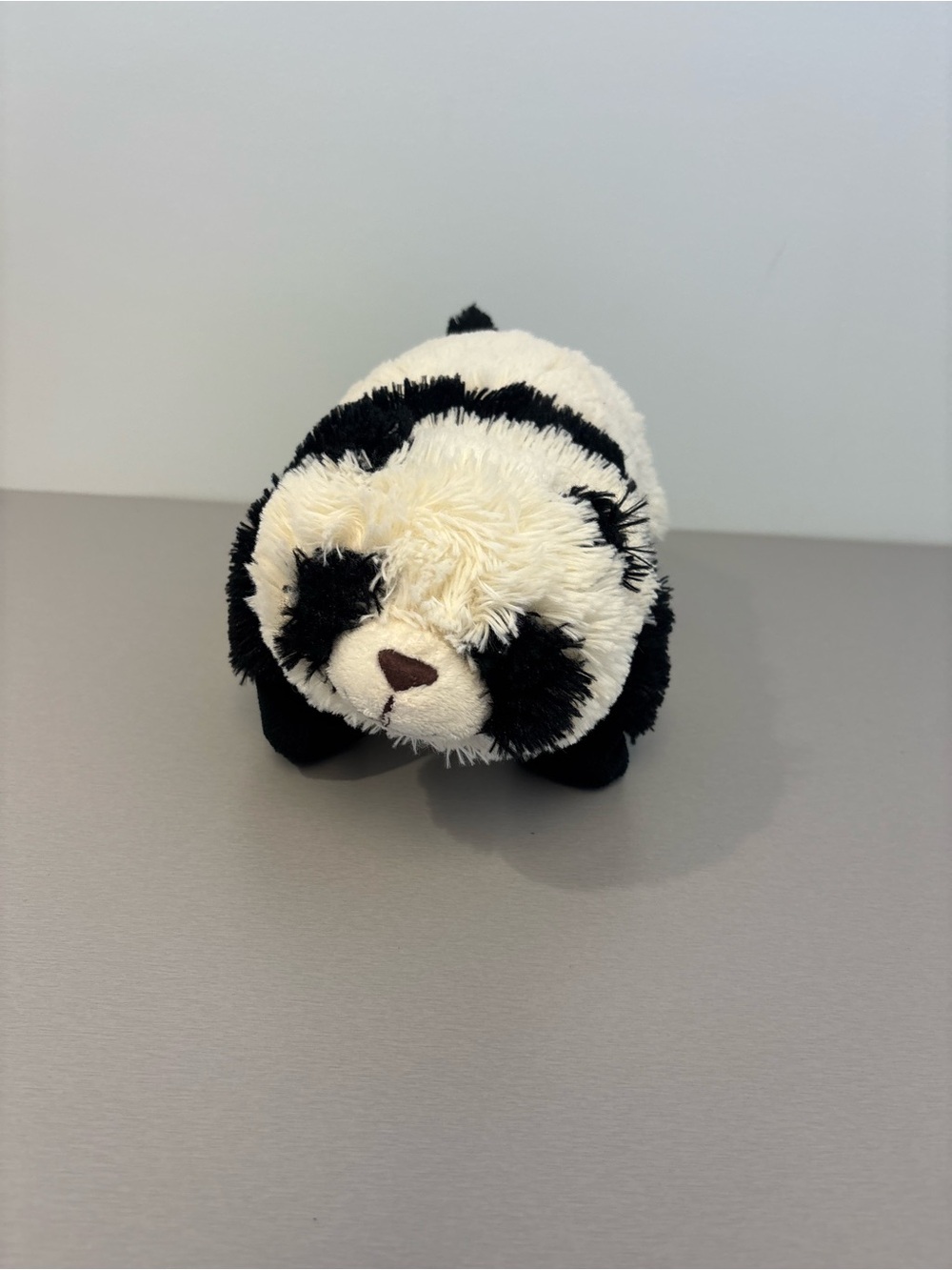 2010 Pillow Pets Pee-Wees Panda Small Plush Stuffed Animal, Washable